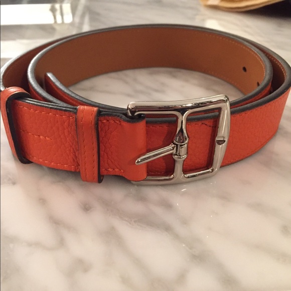 Hermès belt classic Hermès orange